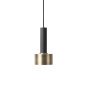 Disc Brass hanglamp groot zwart