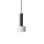 Disc Light Grey hanglamp groot zwart