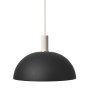 Dome Black hanglamp klein lichtgrijs