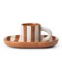 Milu Snack mok en schotel set terracotta