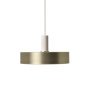 Record Brass hanglamp klein lichtgrijs