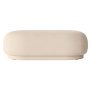 Rico Ottoman brushed poef off white