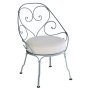 1900 fauteuil met off-white zitkussen Storm Grey