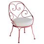 1900 fauteuil met off-white zitkussen Chili