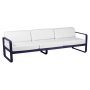 Bellevie 3 zits loungebank kussen wit Deep Blue