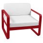 Bellevie fauteuil kussen wit Poppy