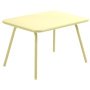 Luxembourg KID kinder tuintafel 76x55 Frosted Lemon