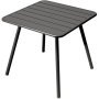 Luxembourg tuintafel vierpoot 80x80 Liquorice