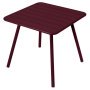 Luxembourg tuintafel vierpoot 80x80 Black Cherry