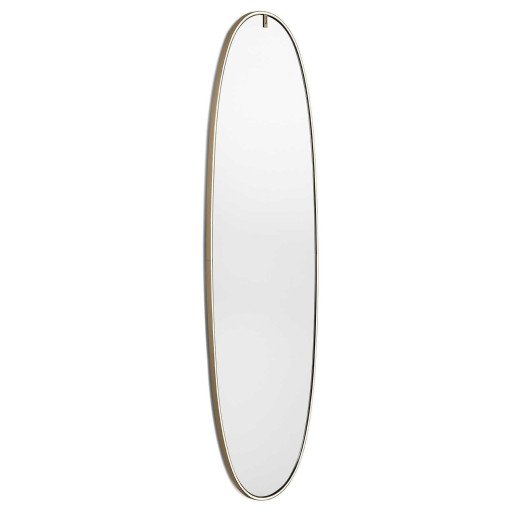La Plus Belle spiegel met LED verlichting brons ovaal