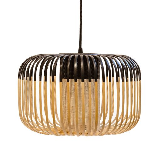 Bamboo Light hanglamp Ø35 small zwart