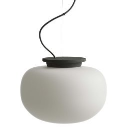Supernate hanglamp Ø28 opal white/black