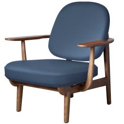 Fred JH97 fauteuil walnoten onderstel Christianshavn 1151