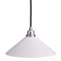 Cone Shade hanglamp Ø25 small glanzend wit