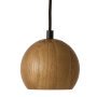 Ball hanglamp Ø12 eiken