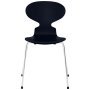 Ant eetkamerstoel chroom, eiken midnight blue