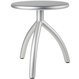 Stool krukje zilver