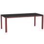 WT tafel 200x90 Black/Rust