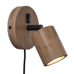 Java wandlamp naturel