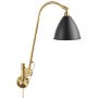 Bestlite BL6 wandlamp messing/zwart