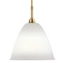 Bestlite BL9 hanglamp medium Ø21 messing/bone china