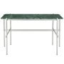 TS bureau 120x60 polished steel green guatemala marble