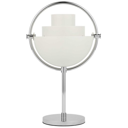 Multi-Lite tafellamp oplaadbaar chrome mat wit