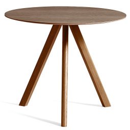 Copenhague CPH20 tafel 90cm, gelakt walnoot 