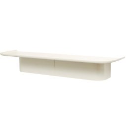 Korpus Shelf wandplank 7 haken cream