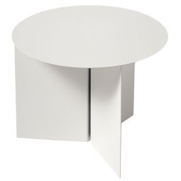 Slit Table Round bijzettafel wit