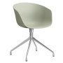 AAC20 stoel aluminium onderstel Pastel Green