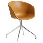 About a Chair AAC21 stoel, Sense Cognac, gepolijst aluminium