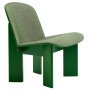 Chisel gestoffeerde fauteuil lush green, canvas 926