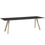 Copenhague CPH30 tafel 250x90, gezeept eiken, zwart linoleum