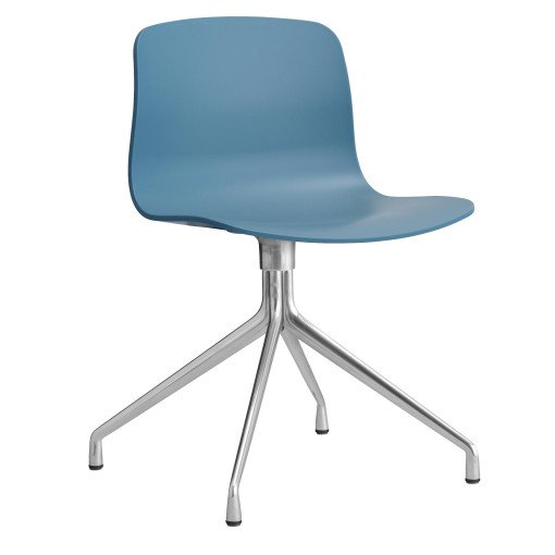 AAC10 stoel aluminium onderstel Azure Blue