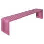 Slatted bankje eetbank 160 pink