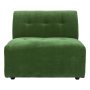 Vint fauteuil royal velvet, green