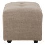 Vint hocker Small linen blend taupe