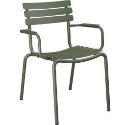 Alua tuinstoel met armleuning Olive Green