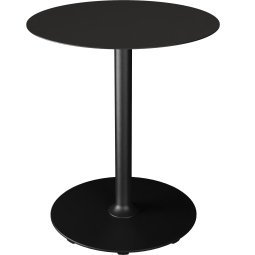 Pico tuintafel Ø64 Black, rond onderstel