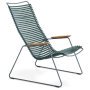Click Lounge Chair fauteuil pine green