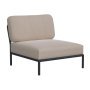 Level lounge fauteuil Sunbrella Ash Heritage