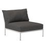 Level2 fauteuil frame donkergrijs stof Dark Grey