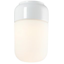 Ohm 100/170 plafond- en wandlamp retrofit Ø10 opaal wit