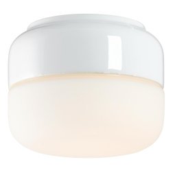 Ohm 140/115 plafond- en wandlamp LED Ø10 opaal wit