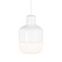 Ohm hanglamp 100/155 opaal glas IP44 Ø9.8 Wit