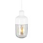 Ohm hanglamp Ø98 100/215 helder glas IP44 Wit