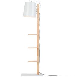 Cambridge vloerlamp wit