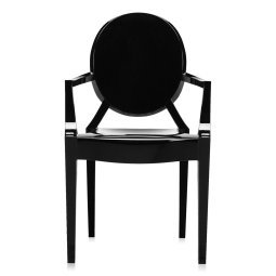 Louis Ghost chair stoel zwart