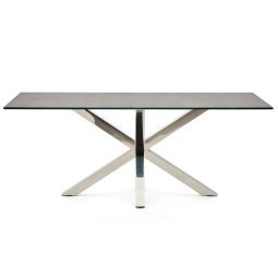 New eettafel 200x100 porselein Iron Moss 